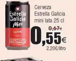 FROIZ Cerveza Estrella Galicia mini lata oferta