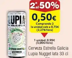 FROIZ LUPIA Cerveza Estrella Galicia Nugget oferta
