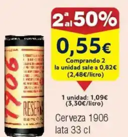 FROIZ 1906 Cerveza oferta