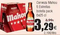 FROIZ MAHOU Cerveza 5 Estrellas oferta