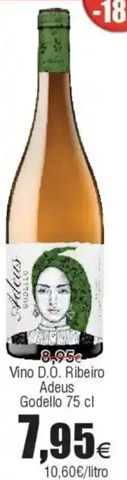 FROIZ Vino D.O. Ribeiro Adeus Godello oferta