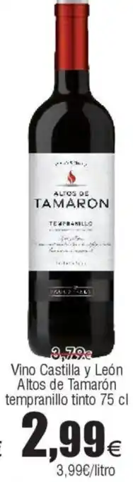 FROIZ Vino Castilla y León Altos de Tamarón tempranillo tinto oferta