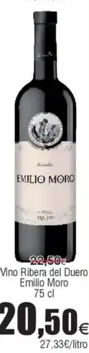 FROIZ EMILIO MORO Vino Ribera del Duero oferta