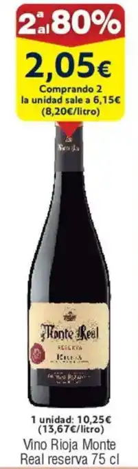 FROIZ MONTE REAL Vino Rioja reserva oferta