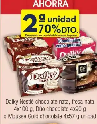 FROIZ Dalky Nestlé chocolate nata, fresa nata Dúo chocolate o Mousse Gold chocolate oferta