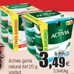 FROIZ ACTIVIA gama natural oferta