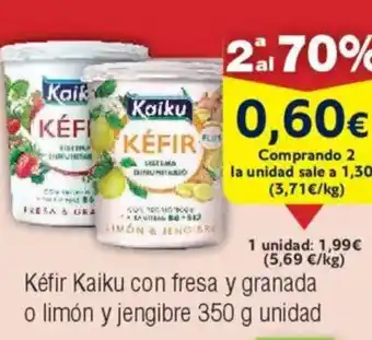 FROIZ KÉFIR Kaiku con fresa y granada o limón y jengibre oferta