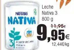 FROIZ NESTLE Nativa leche nativa 3 oferta