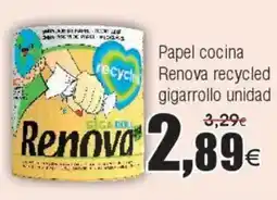 FROIZ RENOVA Papel cocina recycled gigarrollo oferta