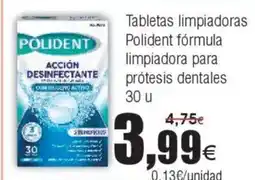 FROIZ POLIDENT Tabletas limpiadoras fórmula limpiadora para prótesis dentales oferta