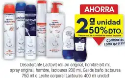 FROIZ Desodorante Lactovit roll-on original, hombre spray original, hombre, lactourea Gel de baño lactourea Leche corporal oferta
