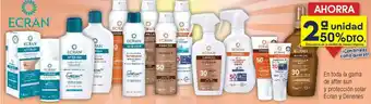 FROIZ En toda la gama de after sun y protección solar Ecran y Denenes oferta