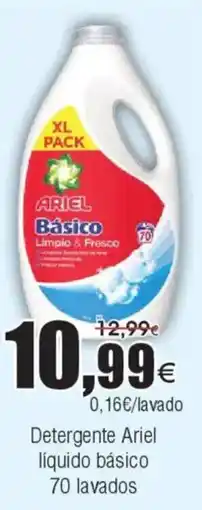 FROIZ ARIEL Detergente líquido básico 70 lavados oferta