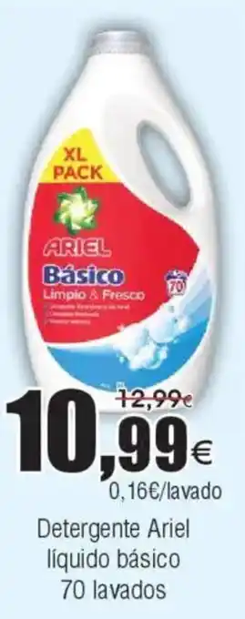 FROIZ ARIEL Detergente líquido básico 70 lavados oferta