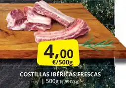 Supermercados MAS Costillas ibéricas frescas oferta