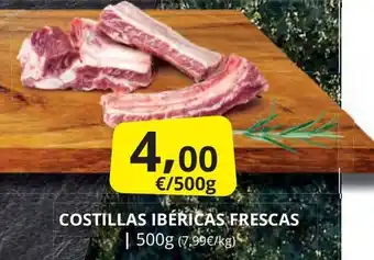 Supermercados MAS Costillas ibéricas frescas oferta