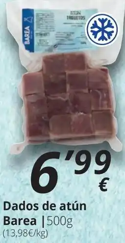 Supermercados MAS Dados de atún Barea oferta