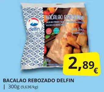 Supermercados MAS DELFIN Bacalao rebozado oferta