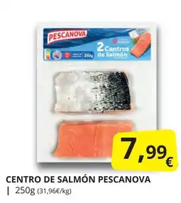 Supermercados MAS PESCANOVA Centro de salmón oferta