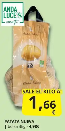 Supermercados MAS Patata nueva oferta