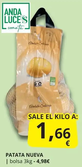 Supermercados MAS Patata nueva oferta