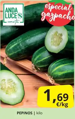 Supermercados MAS Pepinos oferta