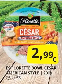 Supermercados MAS FLORETTE Es bowl cesar american style oferta
