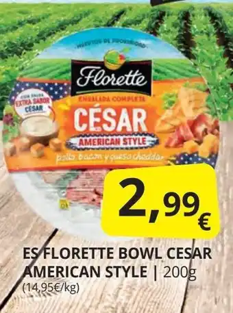 Supermercados MAS FLORETTE Es bowl cesar american style oferta
