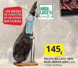 Supermercados MAS Paleta bellota 100% raza ibérica jabu❘ oferta
