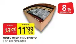 Supermercados MAS Queso oveja viejo bareyo oferta