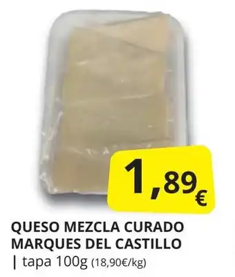Supermercados MAS Queso mezcla curado marques del castillo oferta