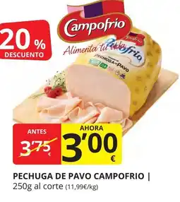 Supermercados MAS CAMPOFRIO Pechuga de pavo oferta