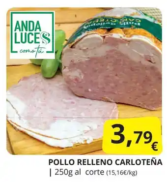 Supermercados MAS Pollo relleno carloteña oferta
