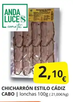 Supermercados MAS Chicharrón estilo cádiz cabo oferta
