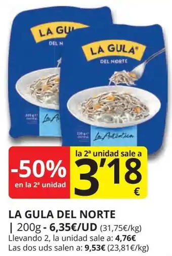 Supermercados MAS LA GULA DEL NORTE oferta