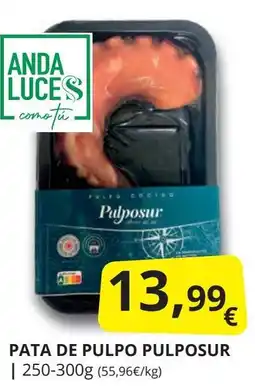 Supermercados MAS PULPOSUR Pata de pulpo oferta