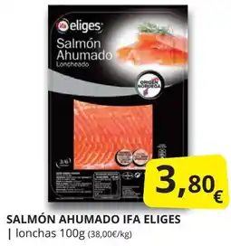 Supermercados MAS IFA ELIGES Salmón ahumado oferta