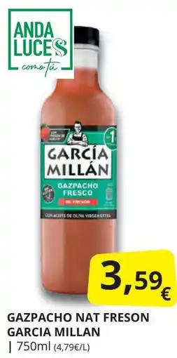 Supermercados MAS GARCIA MILLAN Gazpacho nat freson oferta