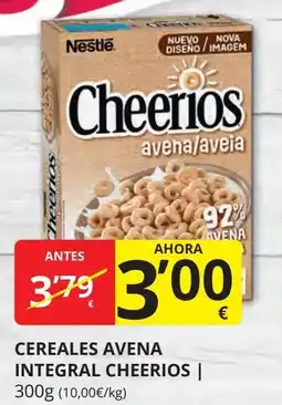 Supermercados MAS NESTLE Cheerios cereales avena integral oferta