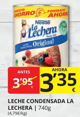 Supermercados MAS NESTLE La lechera leche condensada oferta