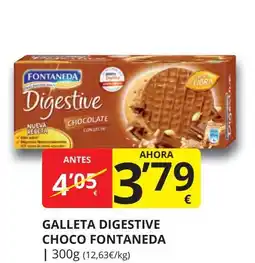 Supermercados MAS FONTANEDA Galleta digestive choco oferta