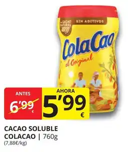Supermercados MAS COLACAO Cacao soluble oferta