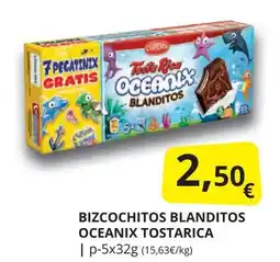Supermercados MAS Bizcochitos blanditos oceanix tostarica oferta