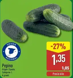 ALDI Pepino oferta