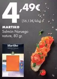 Supermercados Lupa Martiko - salmón noruego nature oferta