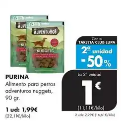 Supermercados Lupa Purina - alimento para perros adventuros nuggets oferta
