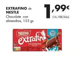 Supermercados Lupa Nestlé - extrafino chocolate con almendras oferta