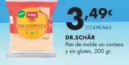 Supermercados Lupa Schär - pan de molde sin corteza y sin gluten oferta