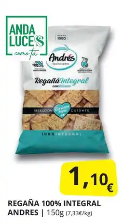 Supermercados MAS ANDRES Regaña 100% integral oferta