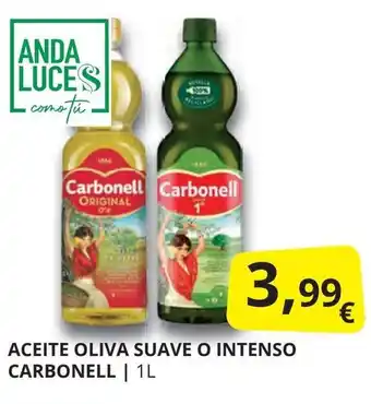 Supermercados MAS CARBONELL Aceite oliva suave o intenso oferta